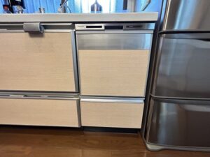京都キッチン取付け隊　スライドオープン食洗機の取替　施工後